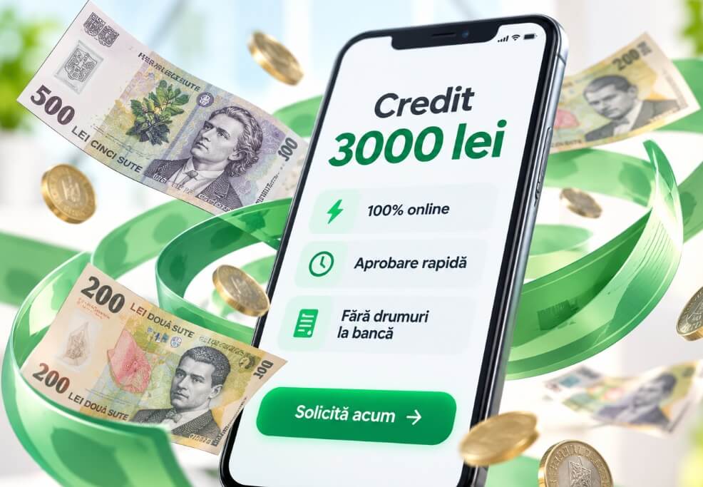 Credit 3000 lei online: rapid, costuri și opțiuni de rambursare